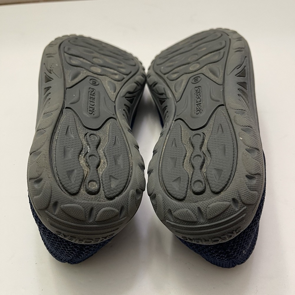 Skechers Reggae Fest Slip-In Navy Blue Shoes Women's Size 8 Stretch Memory Foam - Picture 8 of 11